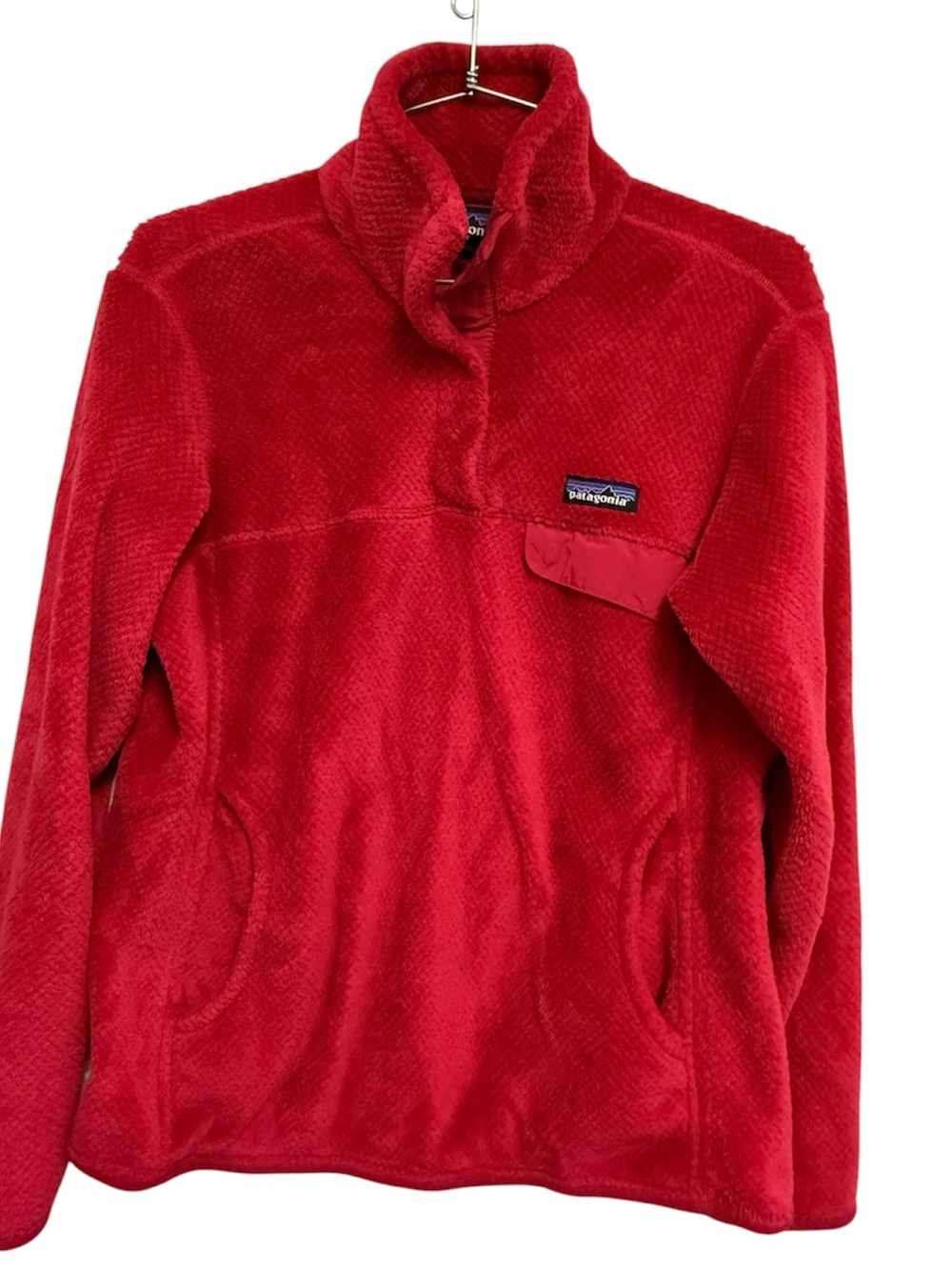 Patagonia Red Microfleece Pullover